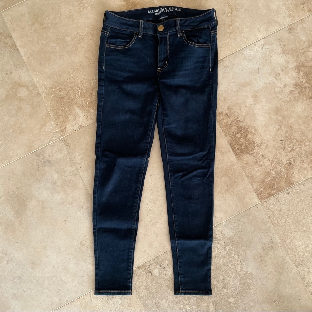 American Eagle dark wash jegging